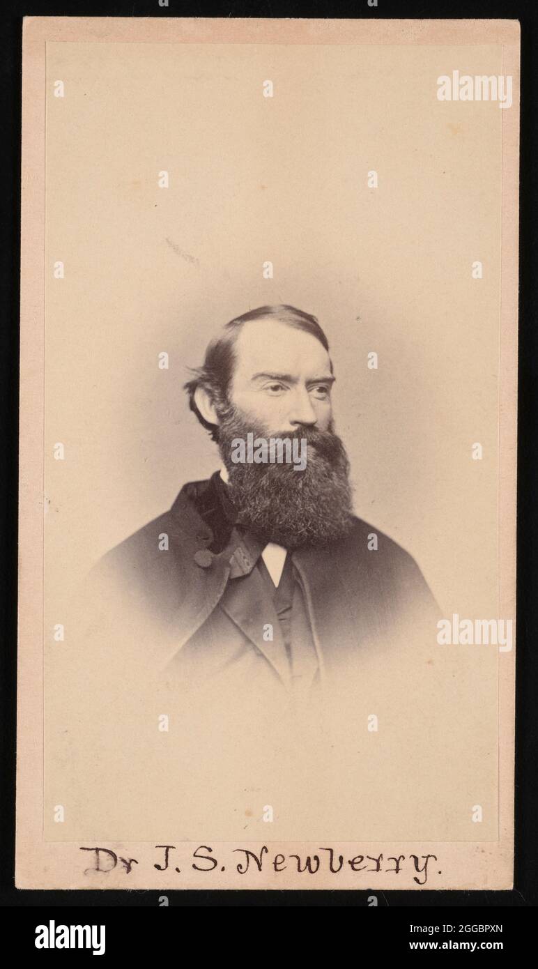 Ritratto di John strong Newberry (1822-1892), prima del 1887. Foto Stock