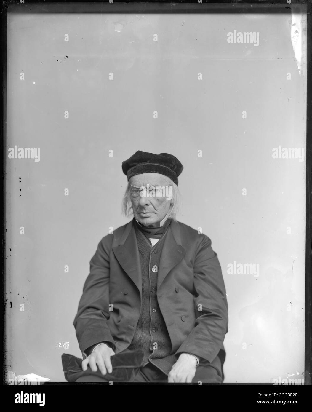 Ritratto di si Regent John Maclean (1800-1886), 1880. Ritratto di John Maclean, presidente del Princeton College e membro cittadino del Consiglio Smithsonian dei Regents del New Jersey. Maclean servì come Reggente dell'Istituto Smithsonian di Januar Foto Stock