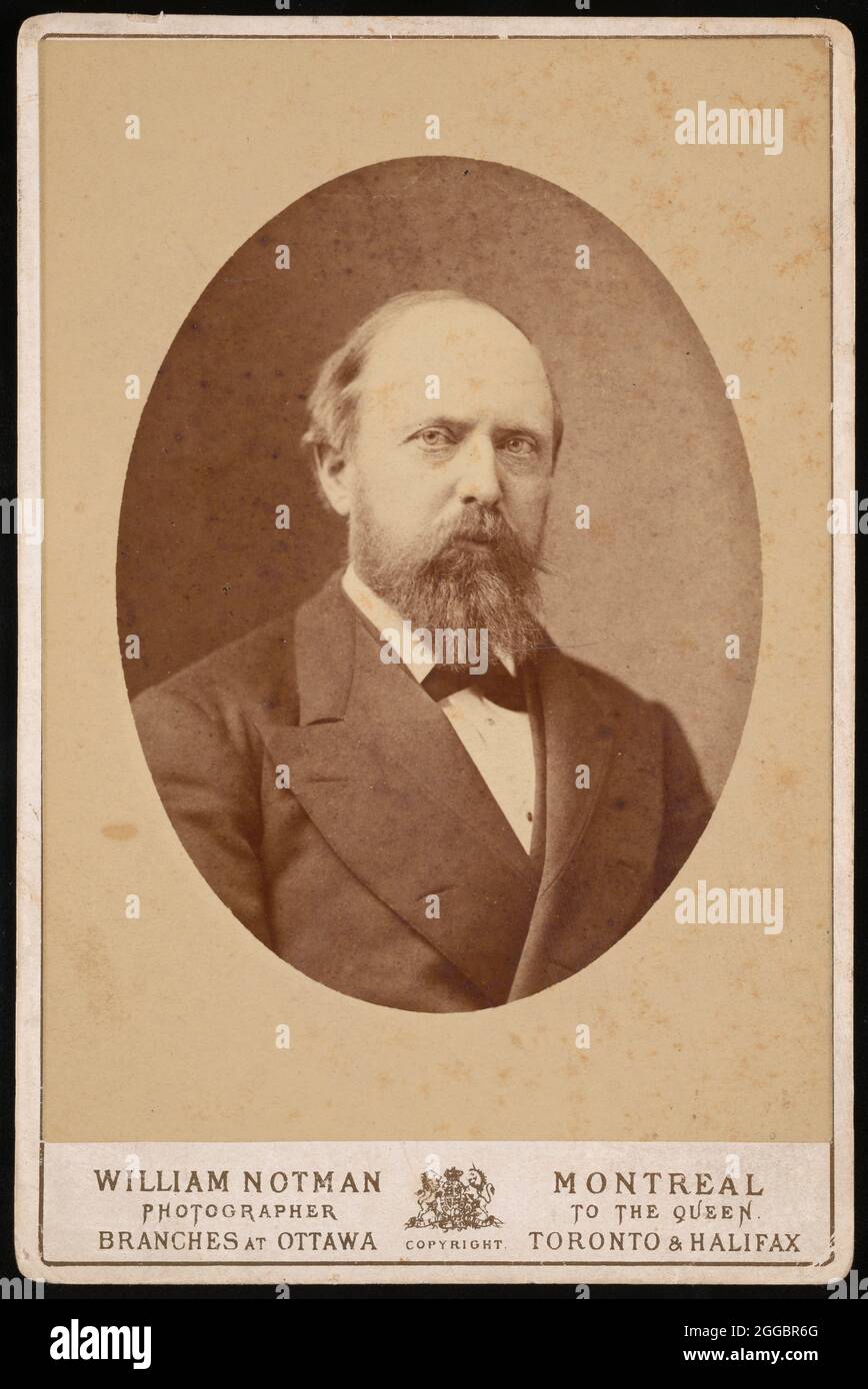 Ritratto di Othniel Charles Marsh (1831-1879), circa 1875. Foto Stock