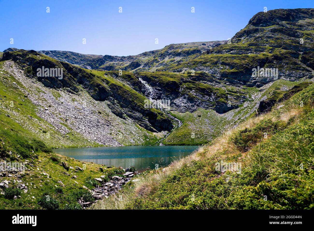 Laghi di Urdini nel parco nazionale di montagna di Rila, Bulgaria Foto Stock