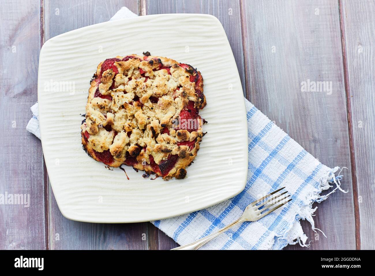 Fragola crumble, Italia, Europa Foto Stock