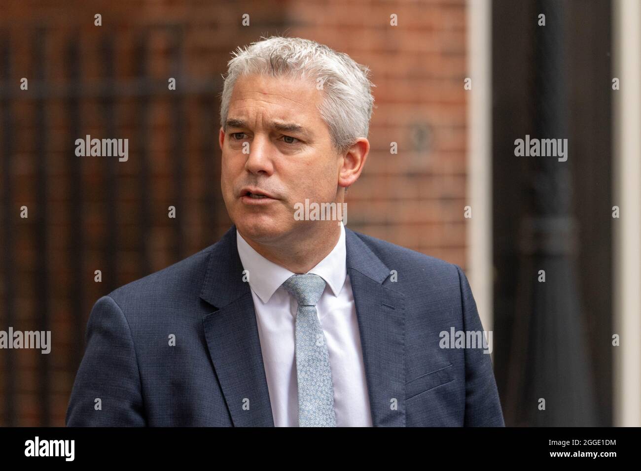 Londra, Regno Unito. 31 ago 2021. Stephen Barclay, Segretario generale del Tesoro a Downing Street, Londra, UK Credit: Ian Davidson/Alamy Live News Foto Stock