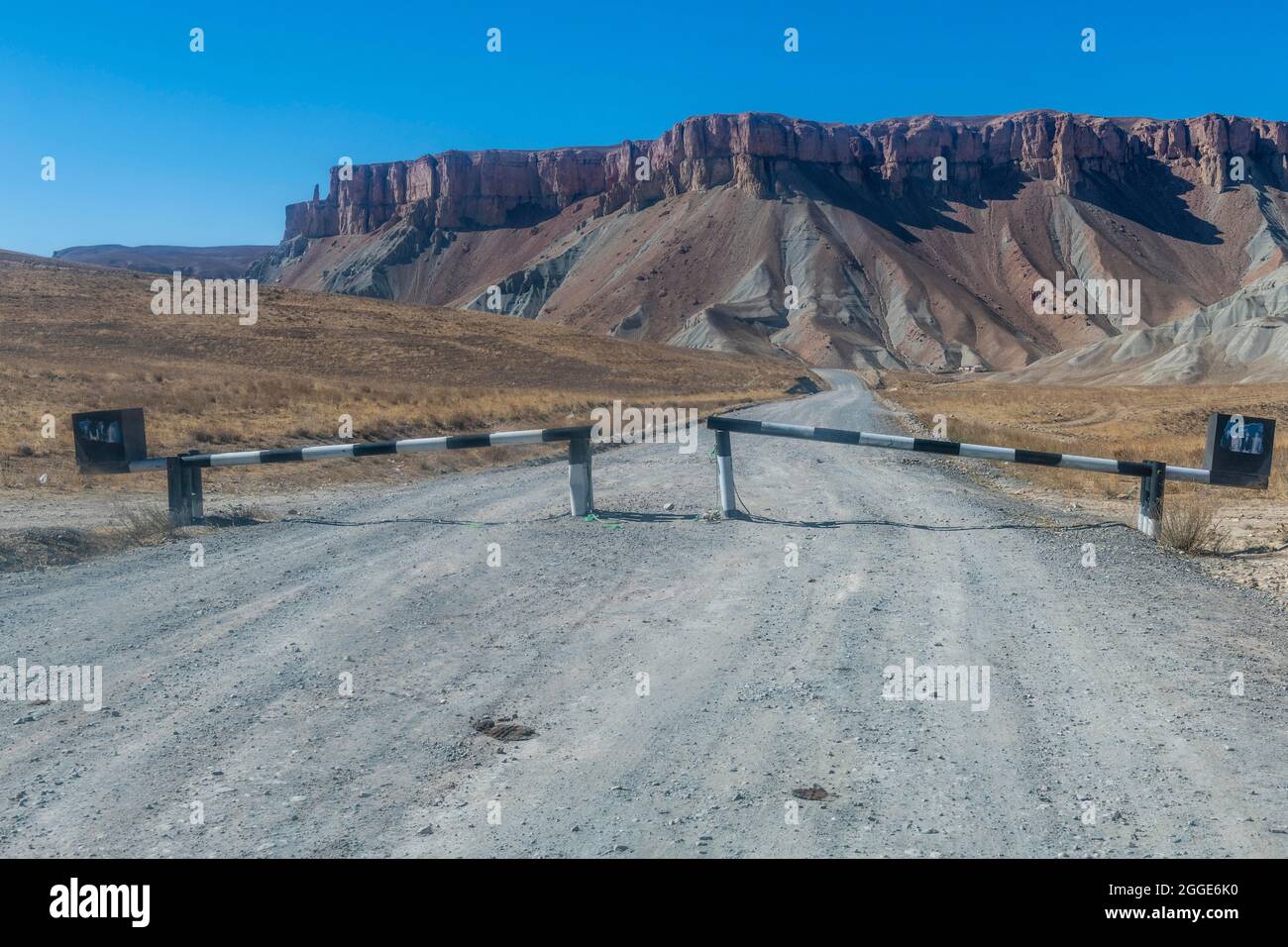 Ingresso al Parco Nazionale Unesco, Parco Nazionale Band-e-Amir, Afghanistan Foto Stock