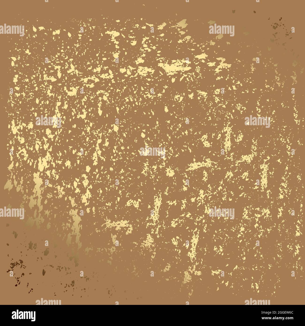 Marrone astratto grunge sfondo oro grunge texture per creare un effetto angosciato. Patina graffio, crepa elementi dorati. Illustrazione astratta vintage Illustrazione Vettoriale