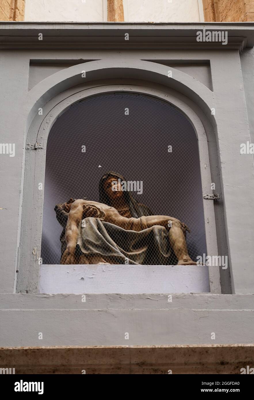 Statue nei Jardines de Monforte nella città di Valencia Foto Stock