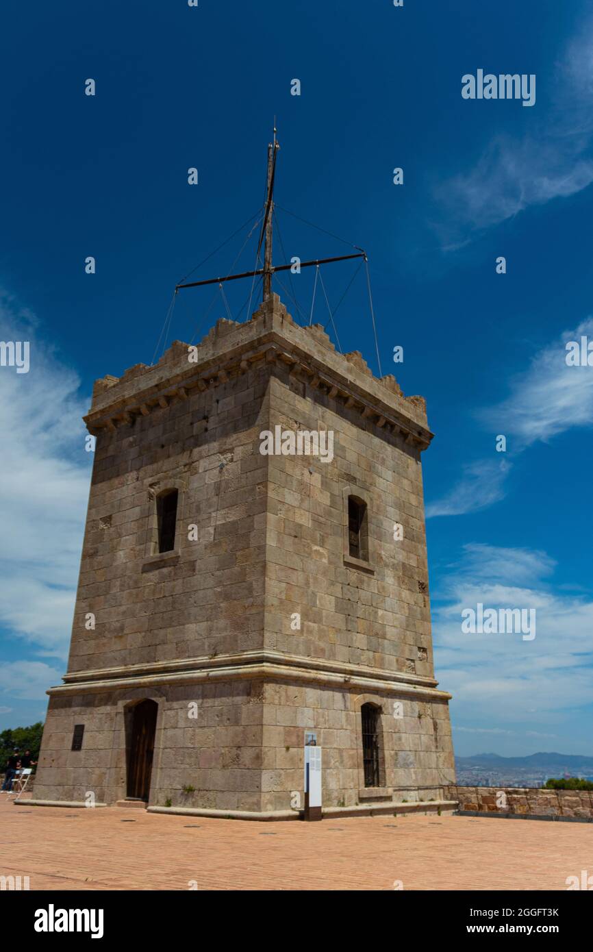 Castello di Montjuic 2021 Foto Stock