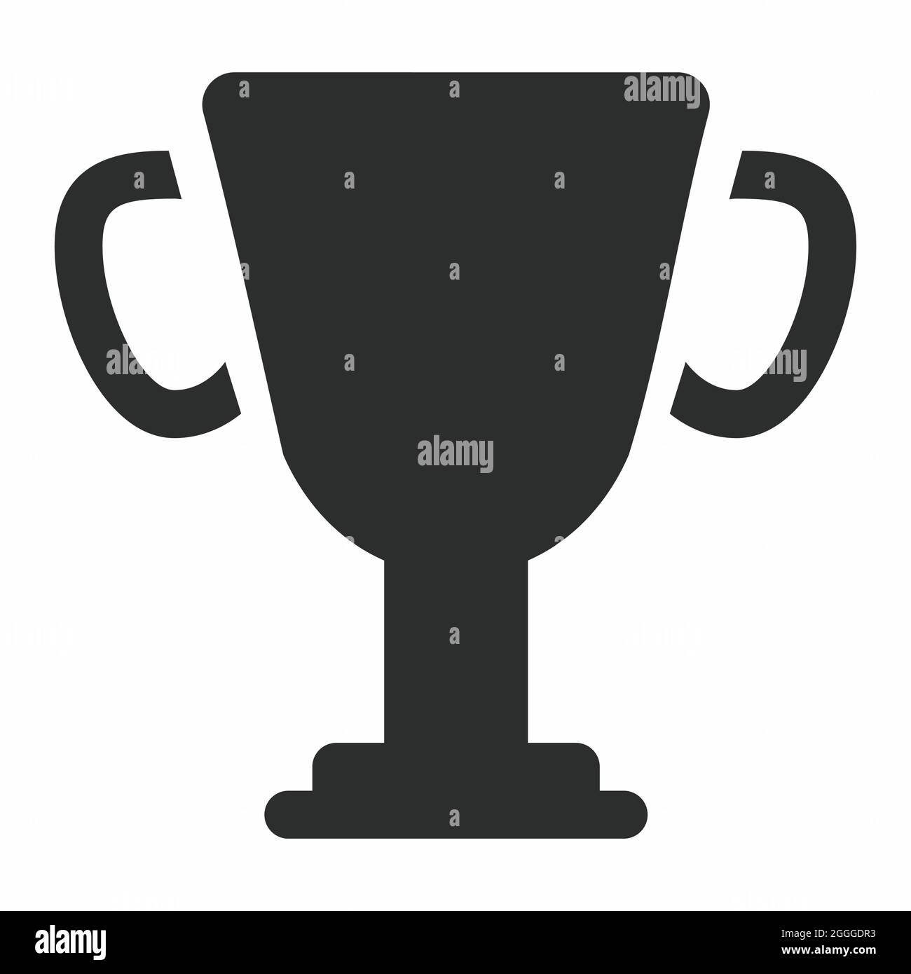 Icona Vector of Winner Up - stile glyph - semplice illustrazione, tratto modificabile, modello vettoriale, buono per stampe, poster, pubblicità, annou Illustrazione Vettoriale