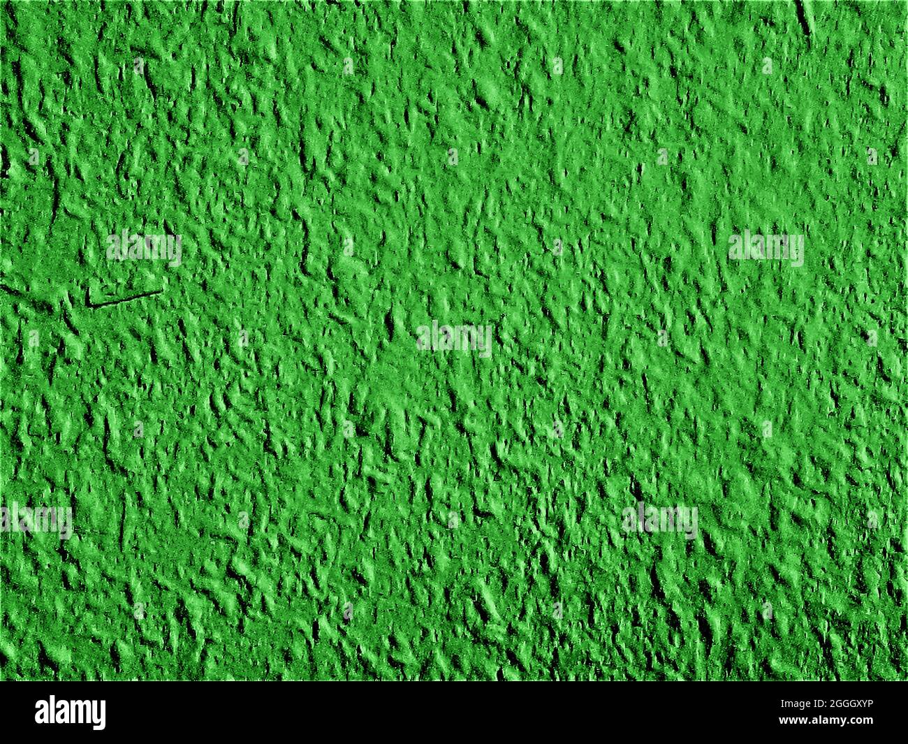 Hintergrundbild Nahaufnahme einer grünen Wand Foto Stock