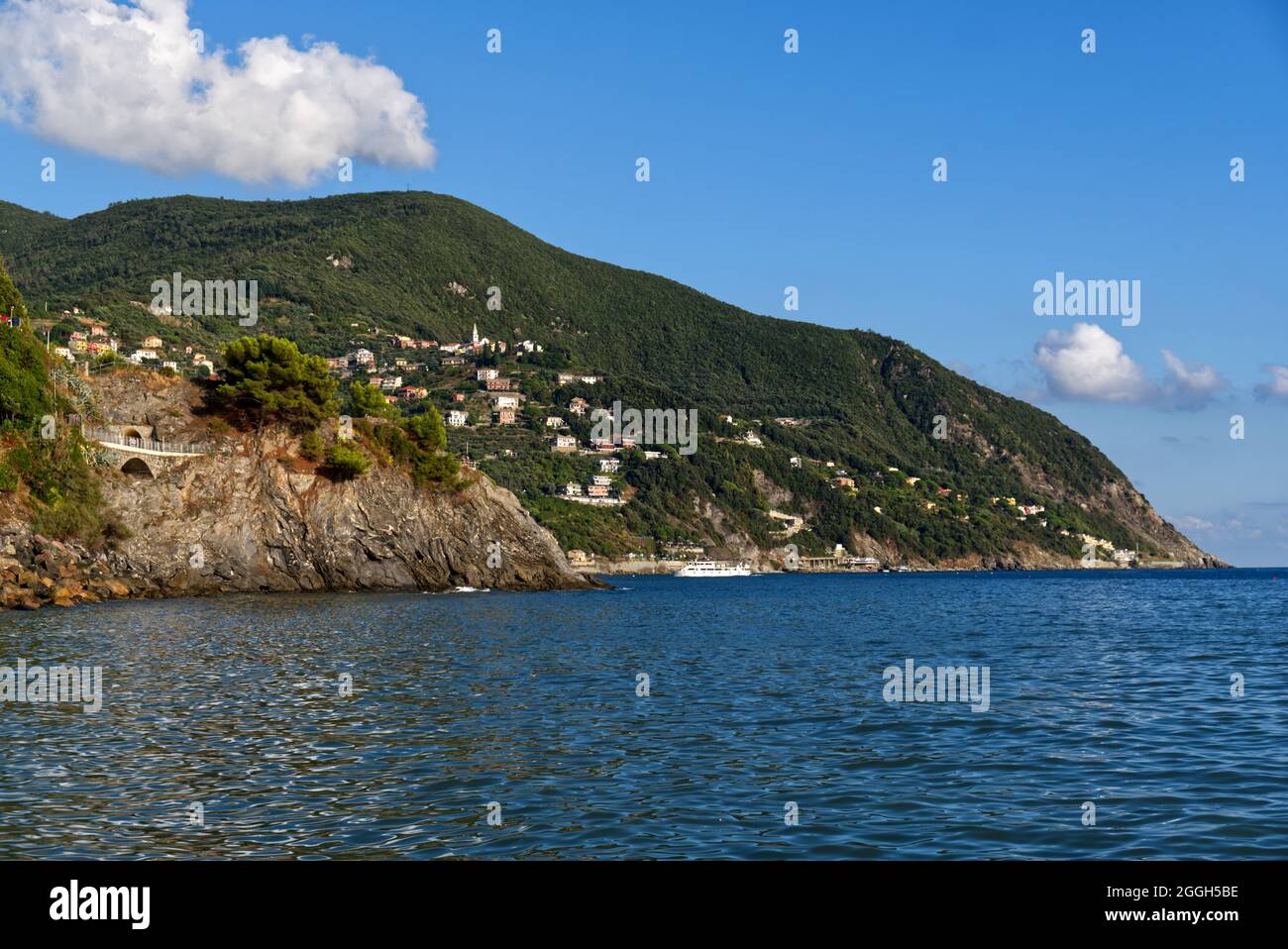 Italia: Il Golfo di Moneglia, nei pressi del Parco Nazionale delle cinque Terre Foto Stock