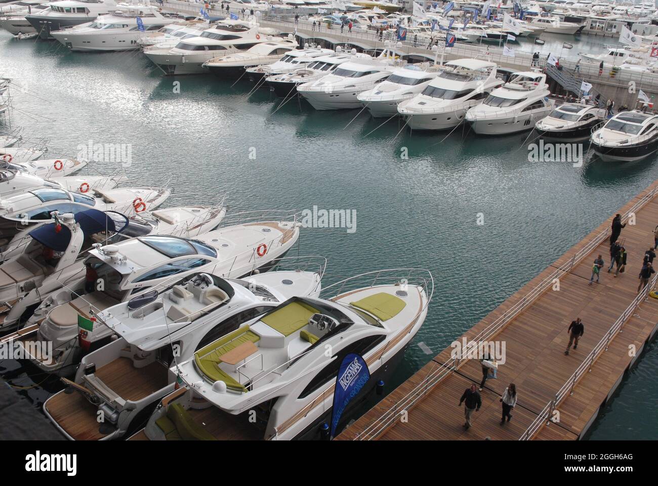 Salone Internazionale di Genova - Salone Nautico Internazionale di Genova Foto Stock