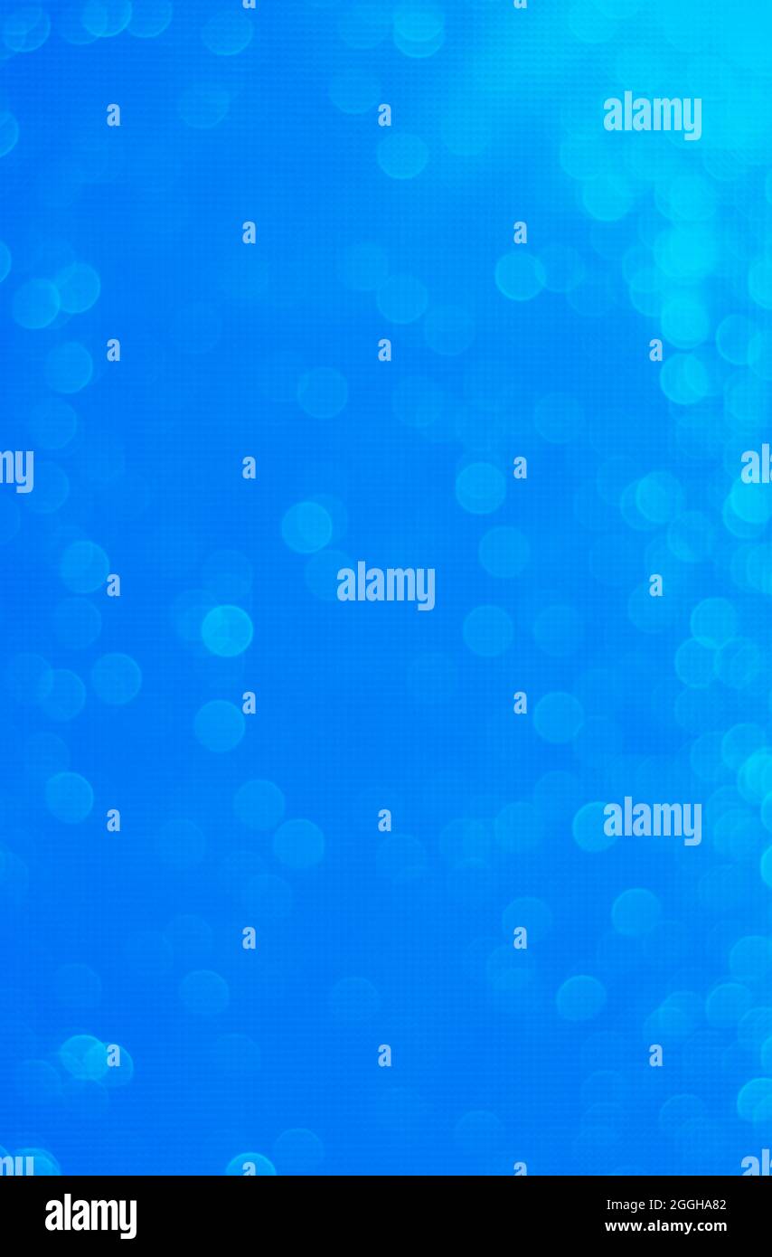 Bokeh illuminato blu ecamarina gradiente per sfondo astratto Foto Stock