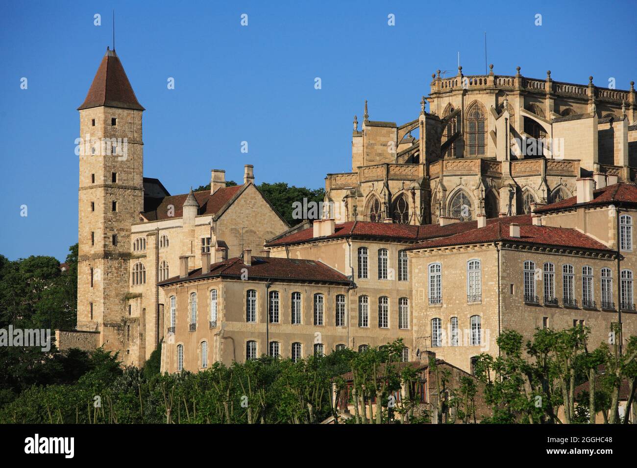 GERS (32) VILLE D'AUCH. LA TORRE ARMAGNAC VICINO ALLA CATTEDRALE SAINTE-MARIE Foto Stock