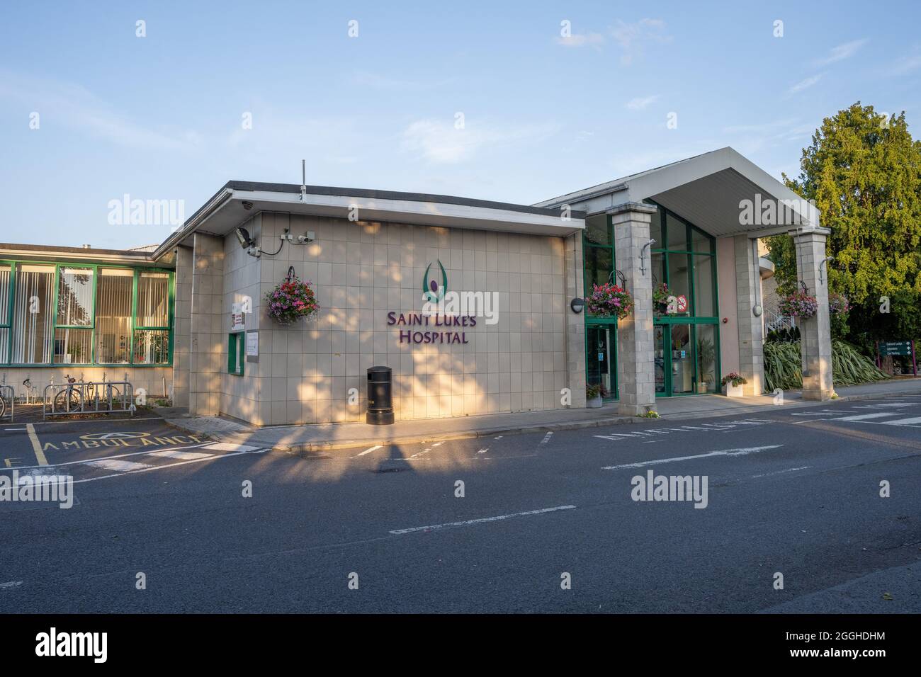 Dublino, Dublino, Irlanda, 8 agosto 2021, ingresso al St Lukes Hospital Foto Stock