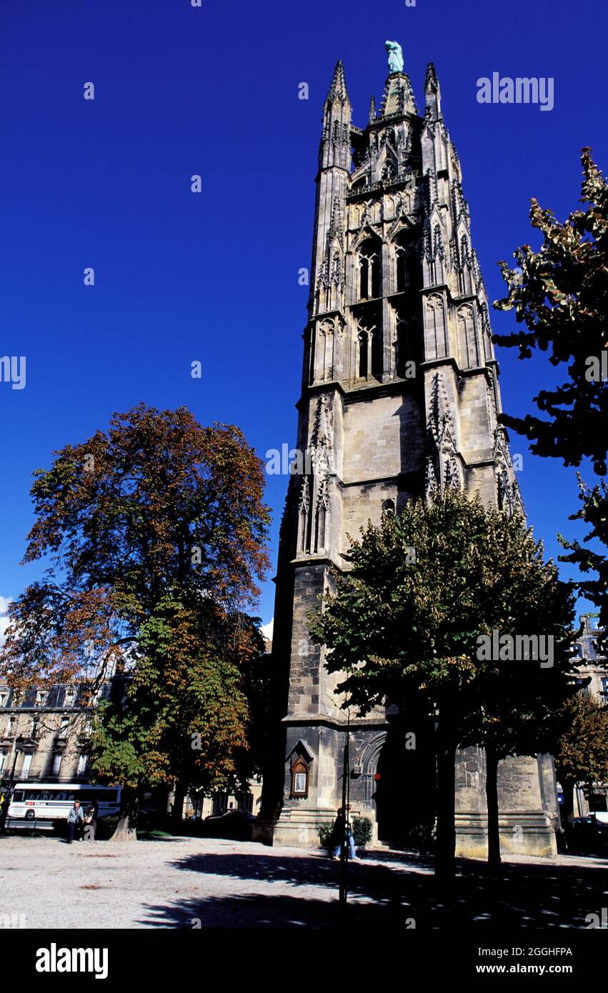 FRANCIA. FRANCIA. GIRONDE (33) CITTÀ DI BORDEAUX. TORRE PEY-BERLAND Foto Stock