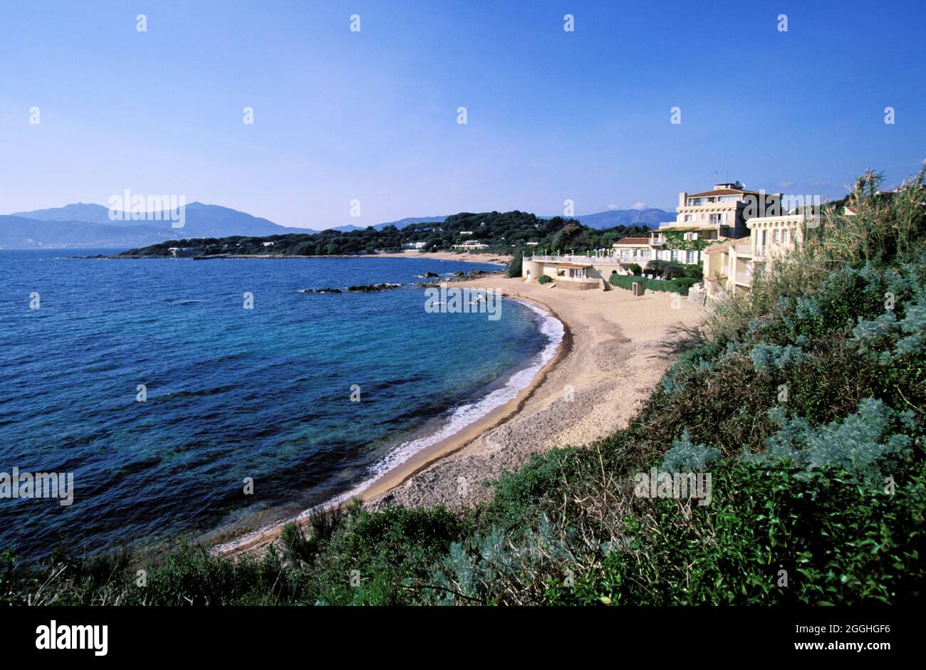 FRANCIA. CORSICA DEL SUD (2A) PORTICCIO. L'HOTEL 'AQUIS' Foto Stock
