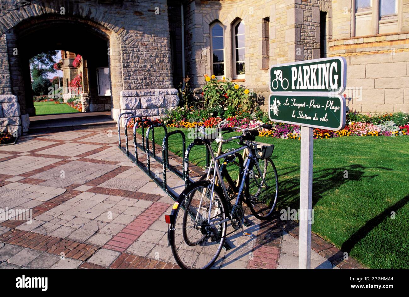 FRANCIA. PAS-DE-CALAIS (62) COTE D'OPALE. LE TOUQUET PARIS-PLAGE Foto Stock