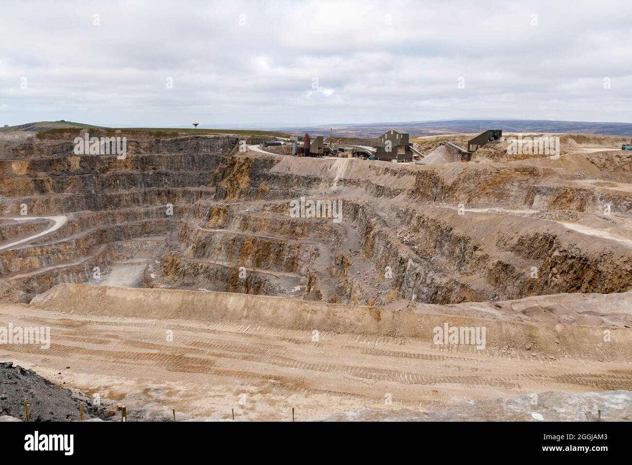 Coldstones taglio in Yorkshire Dales Foto Stock