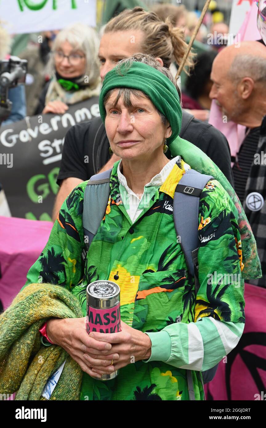 Londra, Regno Unito. 1 settembre 2021. Estinzione Rebellion Londra proteste : giorno dieci. Greenwash Action Day, Westminster. Credit: michael melia/Alamy Live News Foto Stock