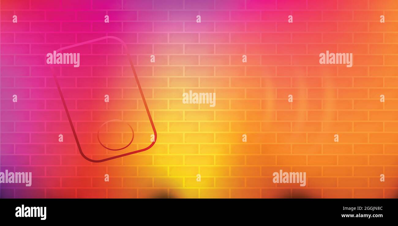 Template grafica business sito web luce arcobaleno sfondo astratto sfondo trama carta da parati mattone muro modello digitale arte vettoriale illustrazione Illustrazione Vettoriale