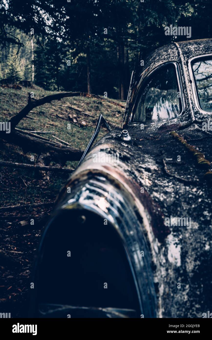 Relitto Chevy Foto Stock