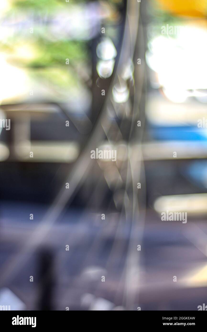 Forme e linee / scala a chiocciola Foto Stock