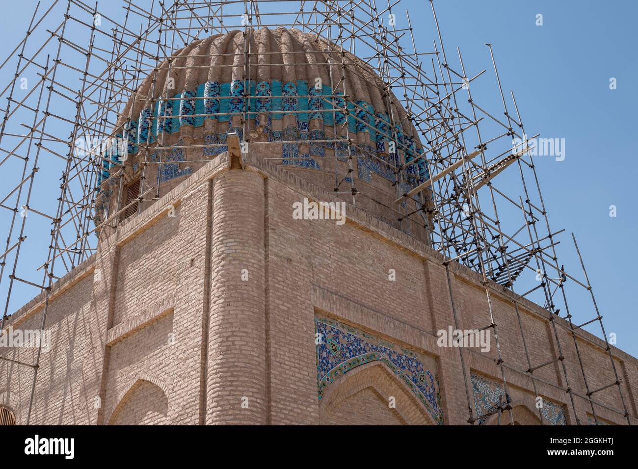 Mausoleo di Gawhar Shad, complesso di Musalla, Herat, Provincia di Herat, Afghanistan Foto Stock