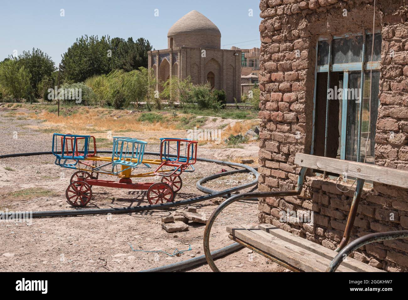 Mausoleo di Gawhar Shad, complesso di Musalla, Herat, Provincia di Herat, Afghanistan Foto Stock