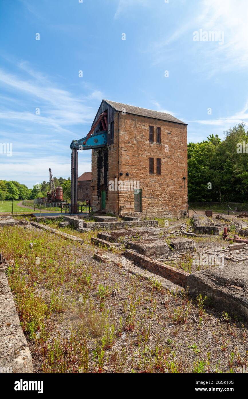 Prestongrange Museum è un museo industriale vicino Prestonpans in Scozia sul sito del National Mining Museum Foto Stock