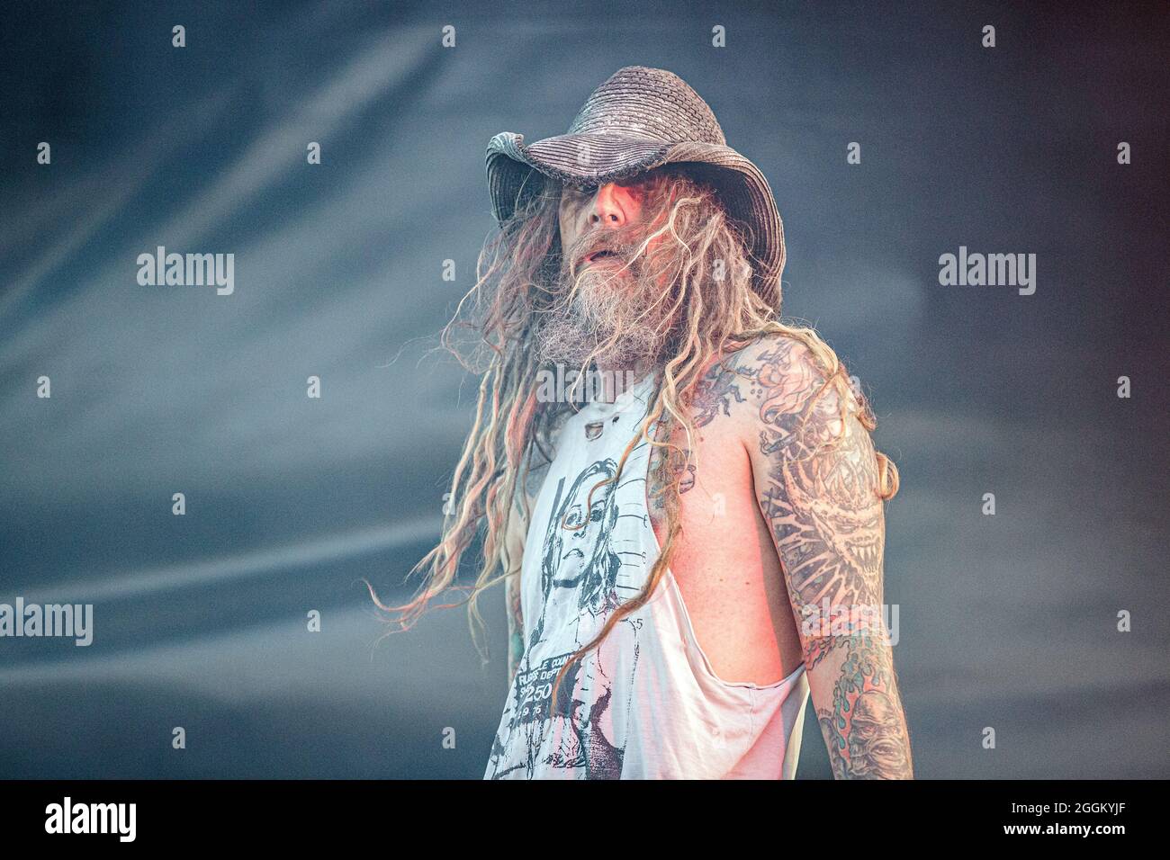 Copenaghen, Danimarca. 22 giugno 2019. Il cantante e musicista americano Rob Zombie suona un concerto dal vivo durante il festival danese dei metalli pesanti Copenhell 2019 a Copenaghen. (Photo credit: Gonzales Photo - Thomas Rungstrom). Foto Stock