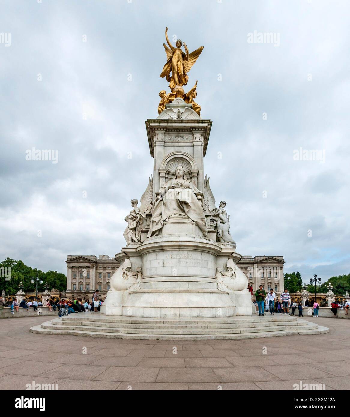 Gran Bretagna, Londra, Queen Victoria Memorial, monumento commemorativo di fronte a Buckingham Palace Foto Stock