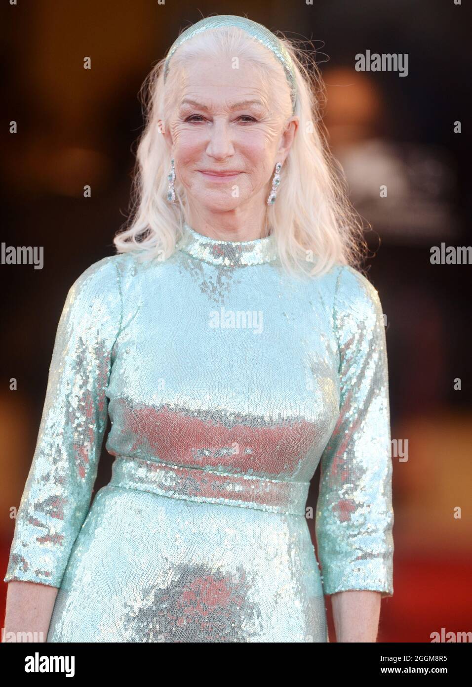 Venezia, Italia. 01 Settembre 2021. L'attrice inglese Helen Mirren partecipa alla prima di Parallel Mothers al 78° Festival del Cinema di Venezia il 1° settembre 2021. Foto di Rune Hellestad/UPI Credit: UPI/Alamy Live News Foto Stock