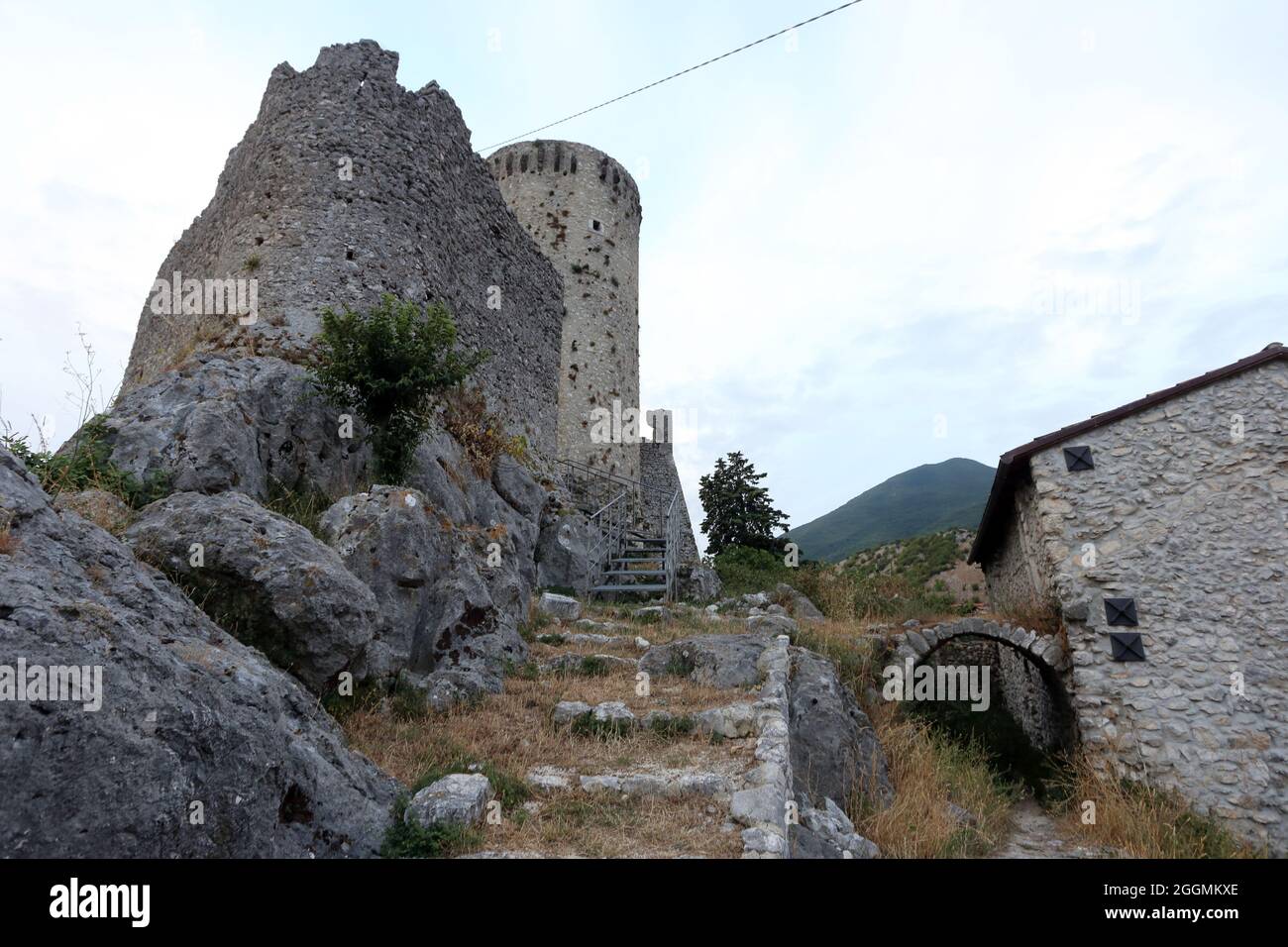 La frazione di Roccapipirozzi nel comune di Sesto Campano Foto Stock