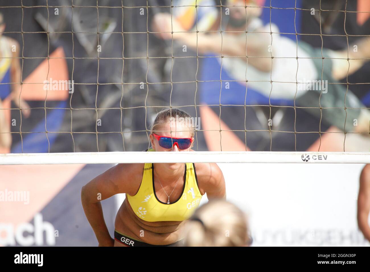 29-Settembre-2020 Izmir-Turchia CEV U22 Beach Volley Campionato europeo 2020 Foto Stock