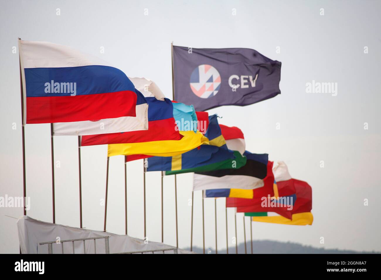 29-Settembre-2020 Izmir-Turchia CEV U22 Beach Volley Campionato europeo 2020 Foto Stock