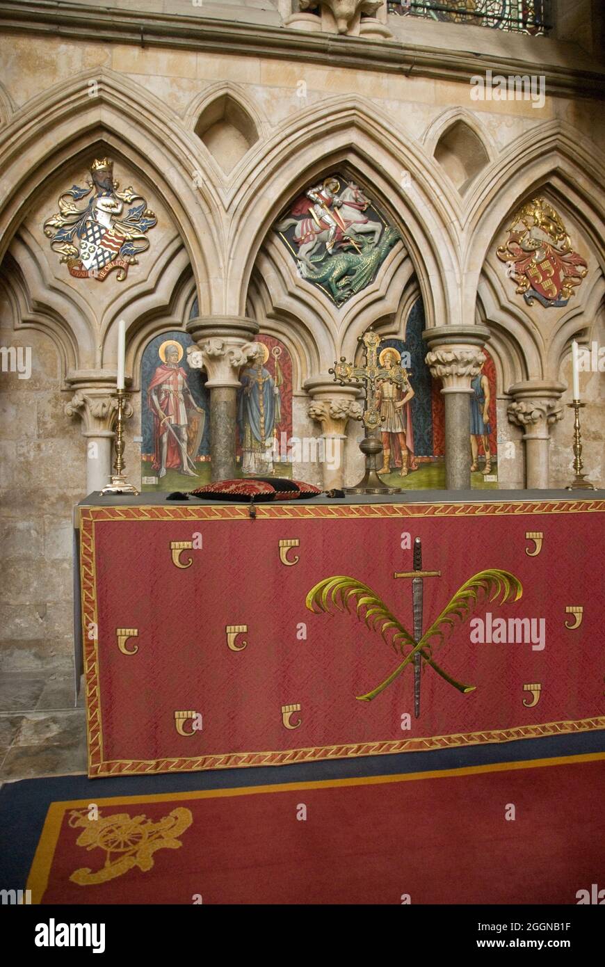 Alter - Chiesa Cattedrale della Beata Vergine Maria di Lincoln Foto Stock