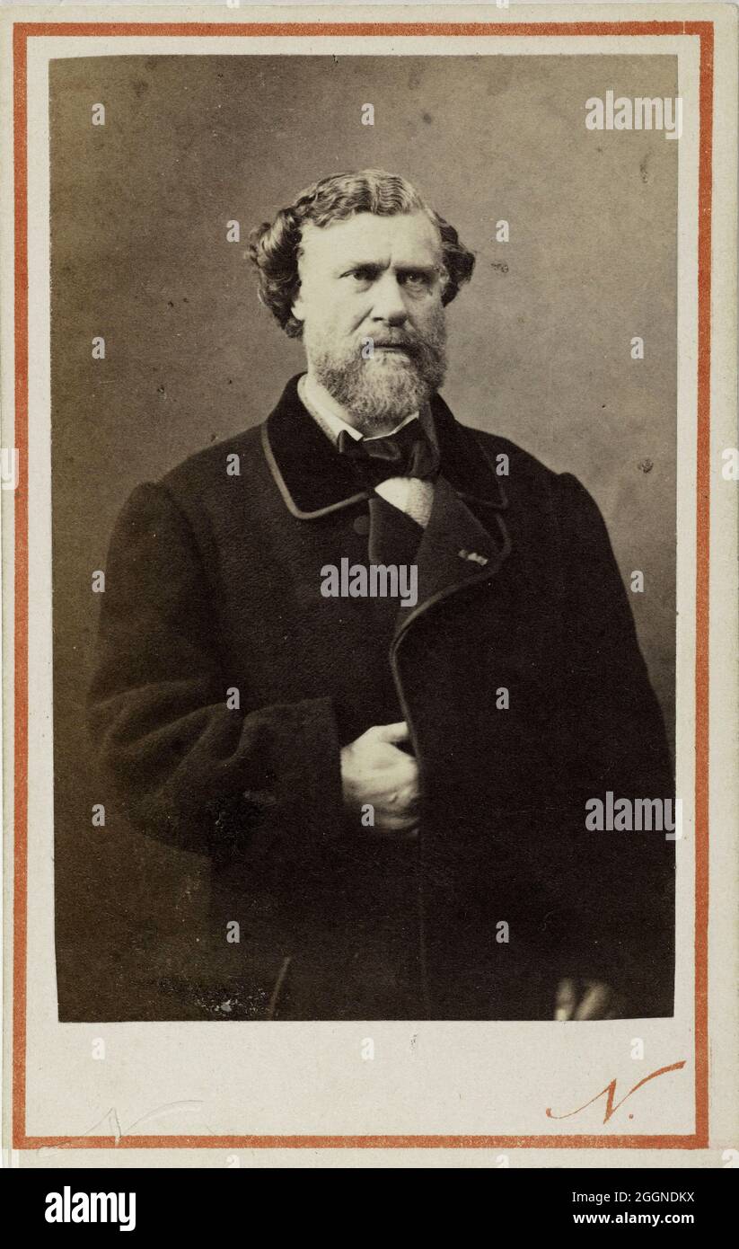 Ritratto di Jules Lacroix (1809-1887). Museo: COLLEZIONE PRIVATA. Autore: Studio fotografico Nadar. Foto Stock