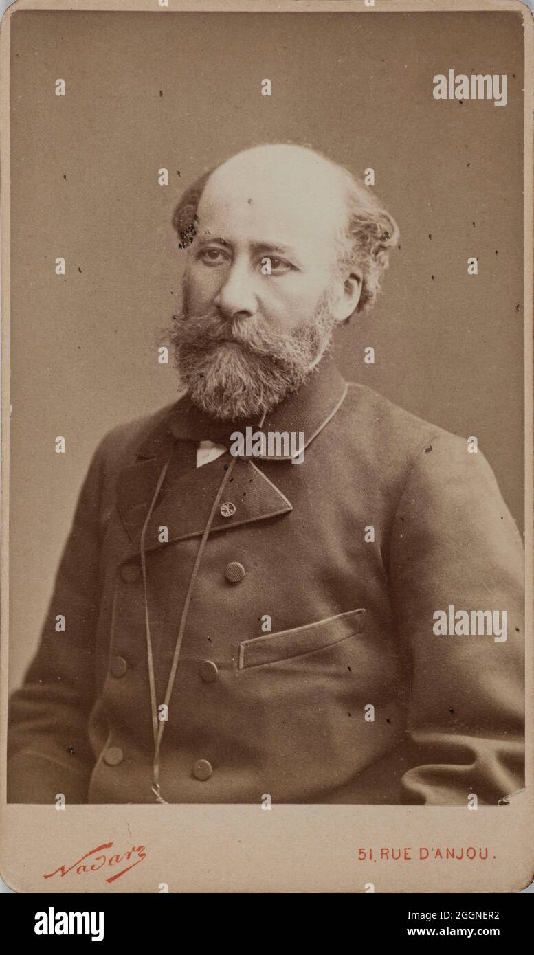 Ritratto di Ottava Feuillet (1821-1890). Museo: COLLEZIONE PRIVATA. Autore: Studio fotografico Nadar. Foto Stock