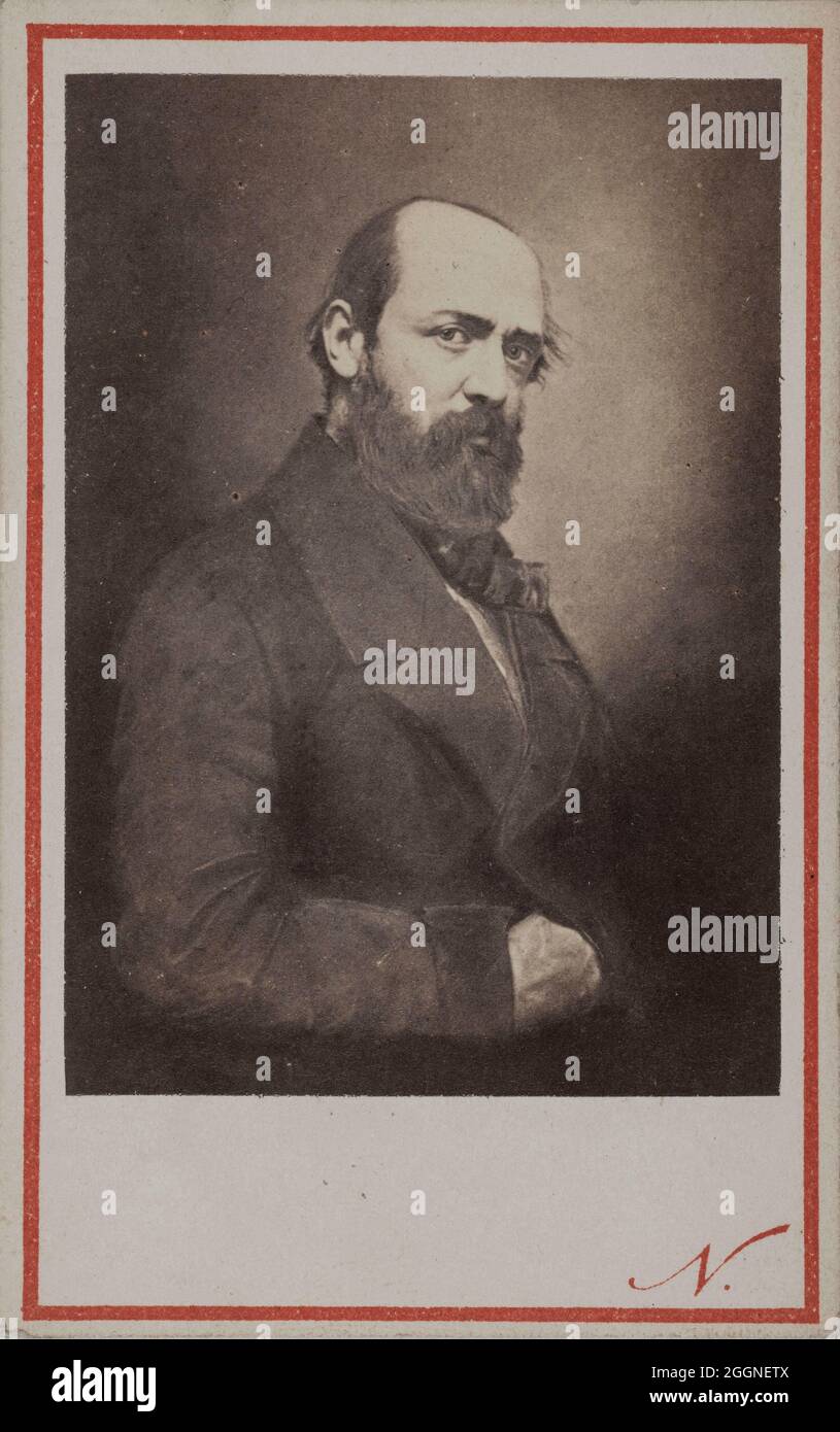 Ritratto di Henri Murger (1822-1861). Museo: COLLEZIONE PRIVATA. Autore: Studio fotografico Nadar. Foto Stock