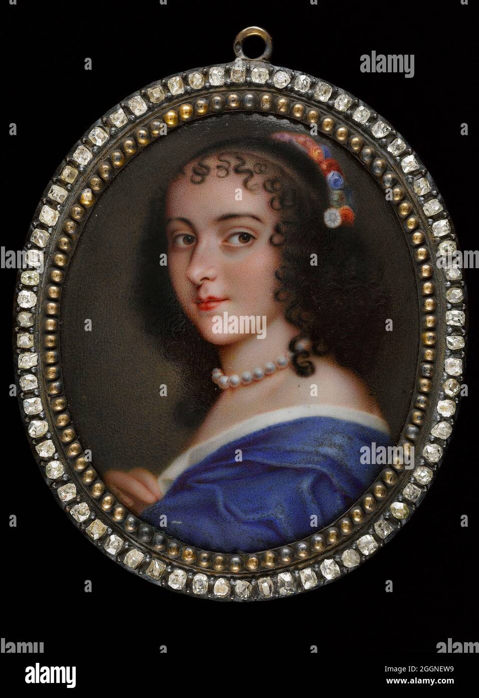 Ritratto di Ninon de Lenclos (1620-1705). Museo: Musée Cognacq-Jay, Parigi. Autore: ANONIMO. Foto Stock