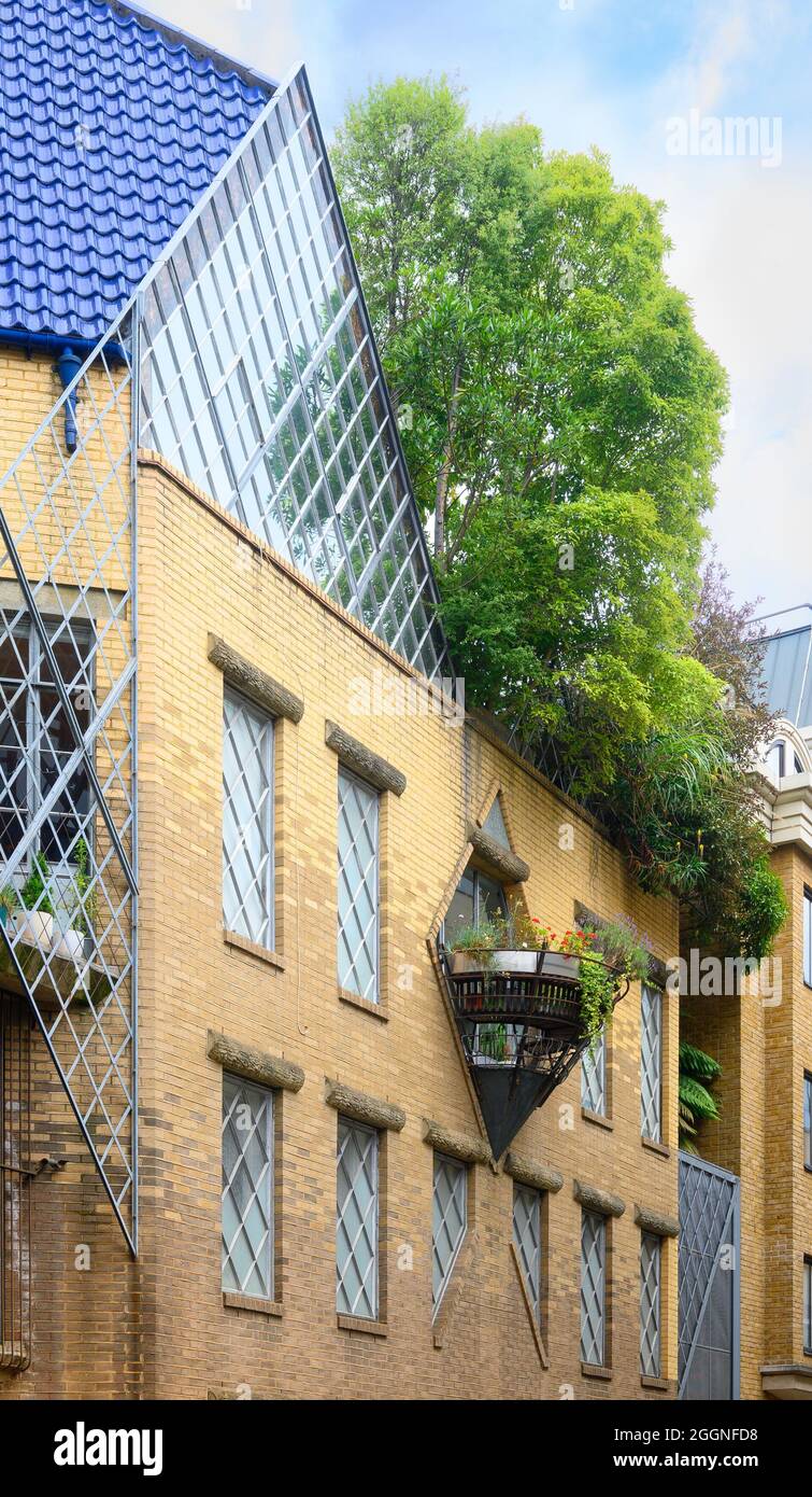 Londra, Inghilterra, Regno Unito - Janet Street-Porter House by CZWG Foto Stock