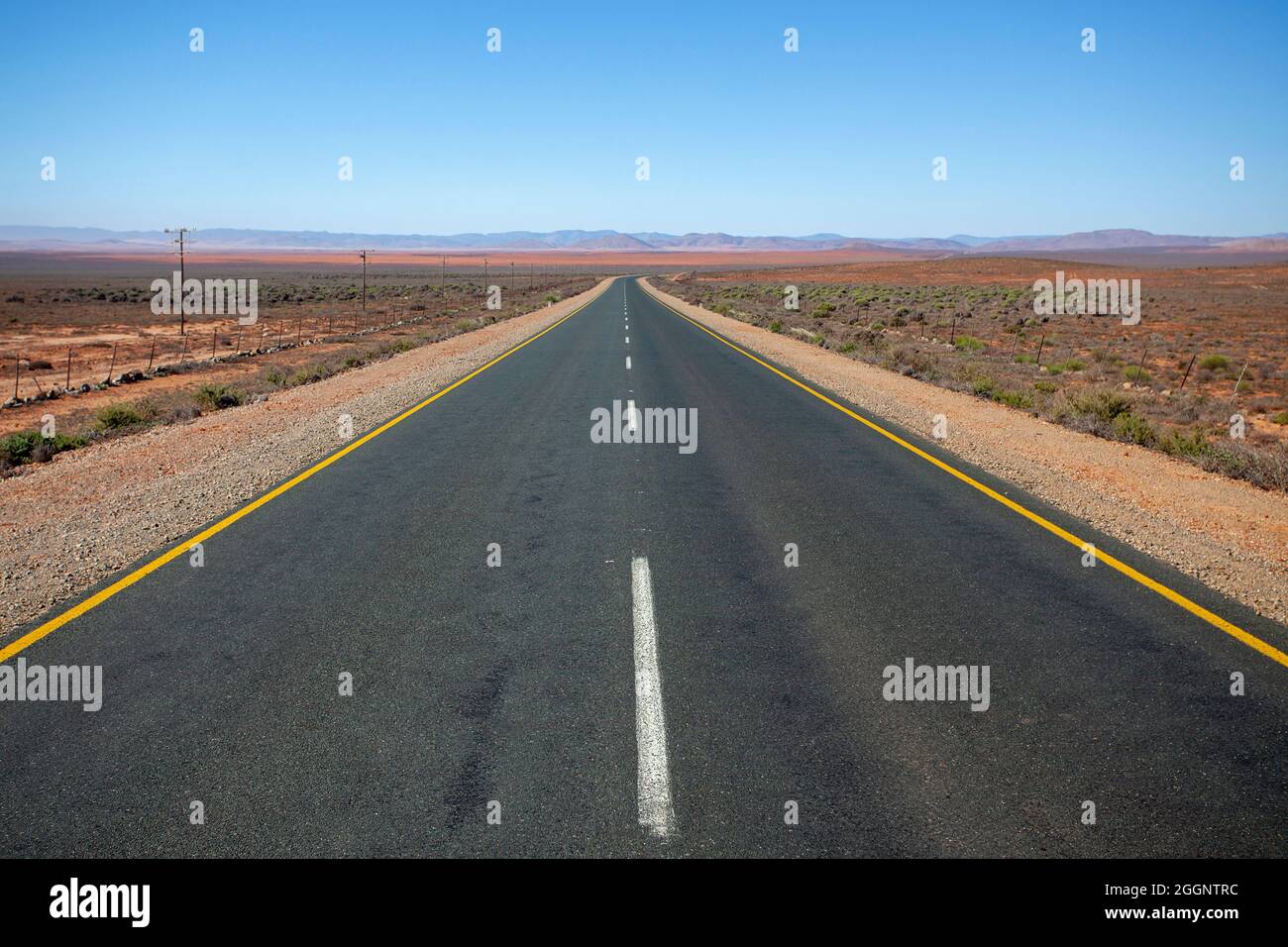 Strada aperta, Richtersveld R382 tra Port Nolloth e Steinkopf, Foto Stock