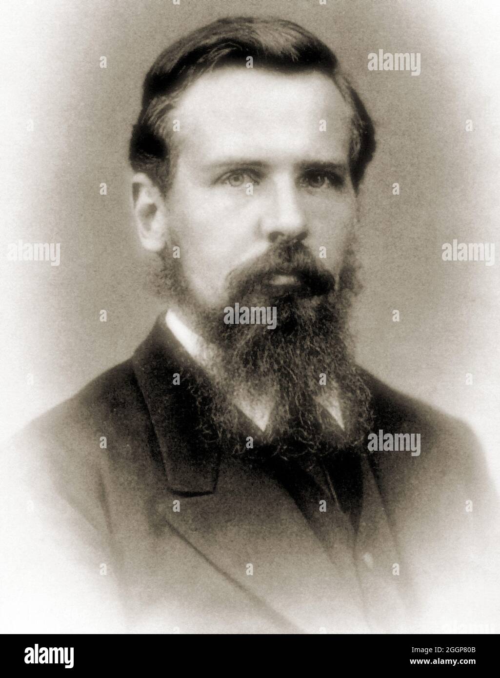 Paul Langerhans (1847-1888) era un patologo, un fisiologo e un biologo tedesco che scoprì le cellule del pancreas che secernono l'insulina, che gli chiamò gli isolotti di Langerhans. Foto Stock