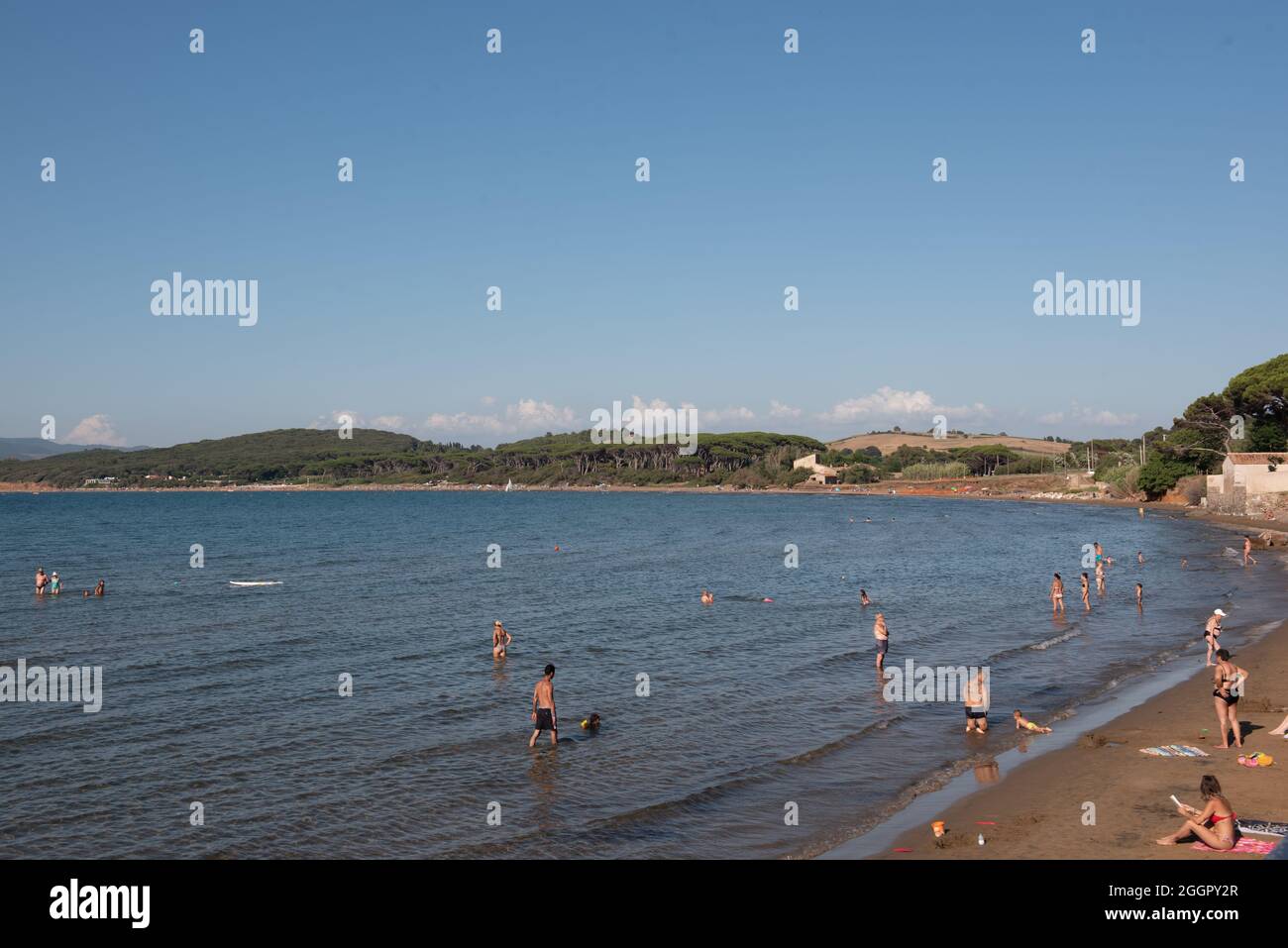 Spiaggia Baratti Foto Stock