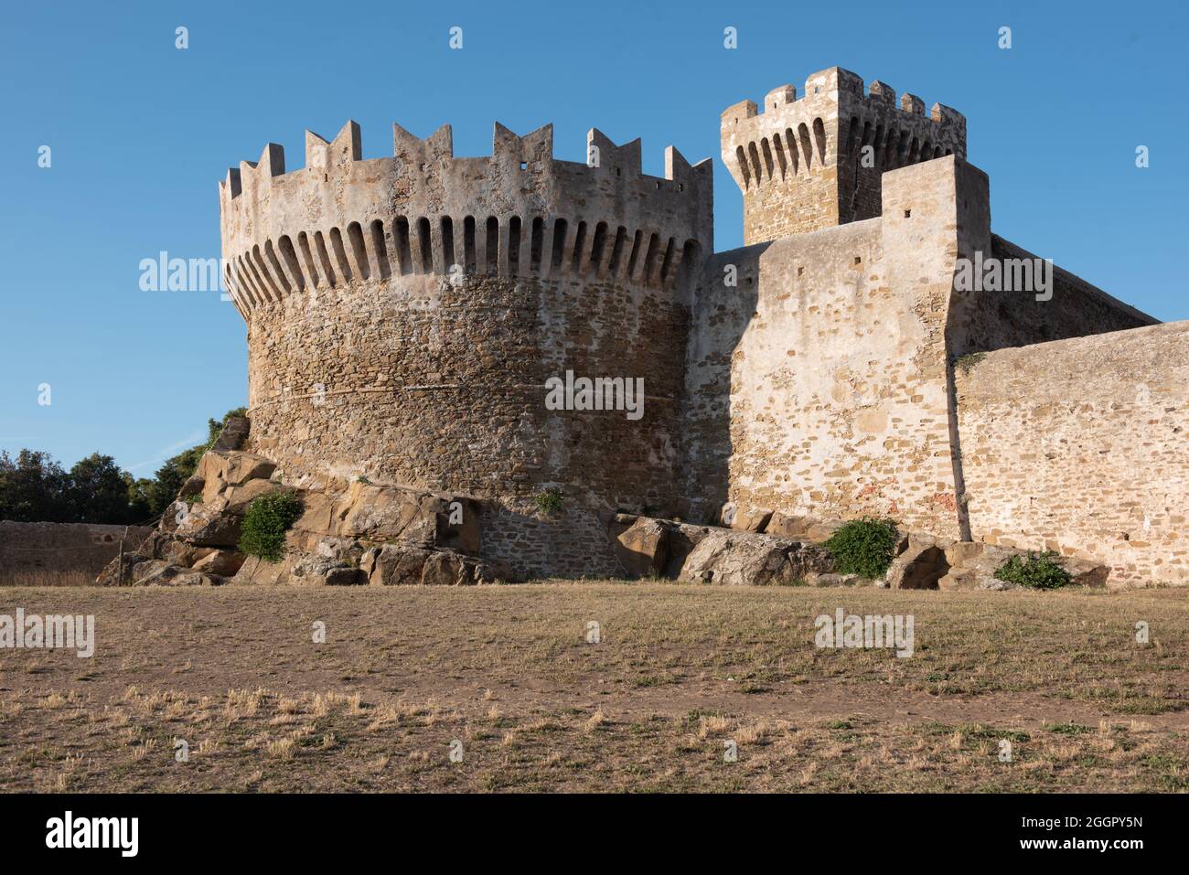 Fortezza di Populonia Foto Stock