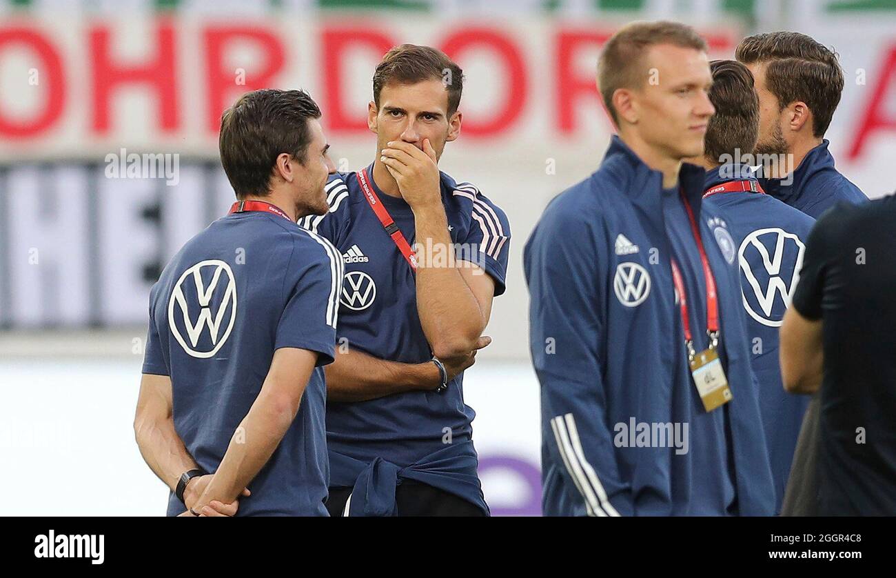 Primo: Fuvuball: Calcio: 02.09.2021 LV phnderspiel, nazionale Coppa del mondo qualifica Liechtenstein - Germania Leon Goretzka Foto Stock