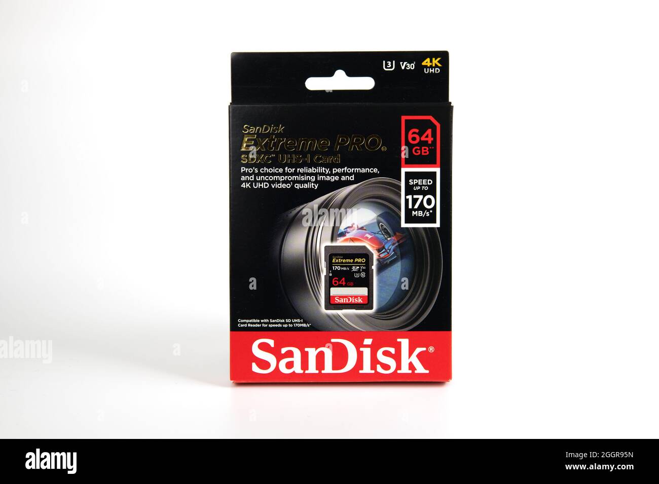 zhongsir Extreme - Scheda di memoria flash compatta da 64 GB, scheda CF ad alta velocità, velocità