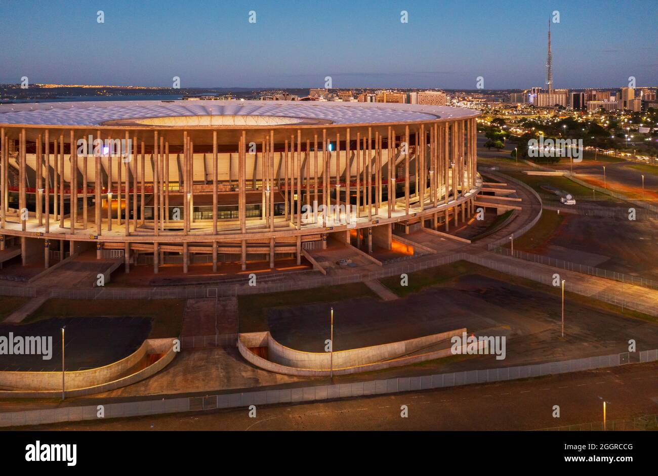 Estádio Nacional Mané Garrincha, uno stadio di calcio, Brasilia, Brasile  Foto stock - Alamy