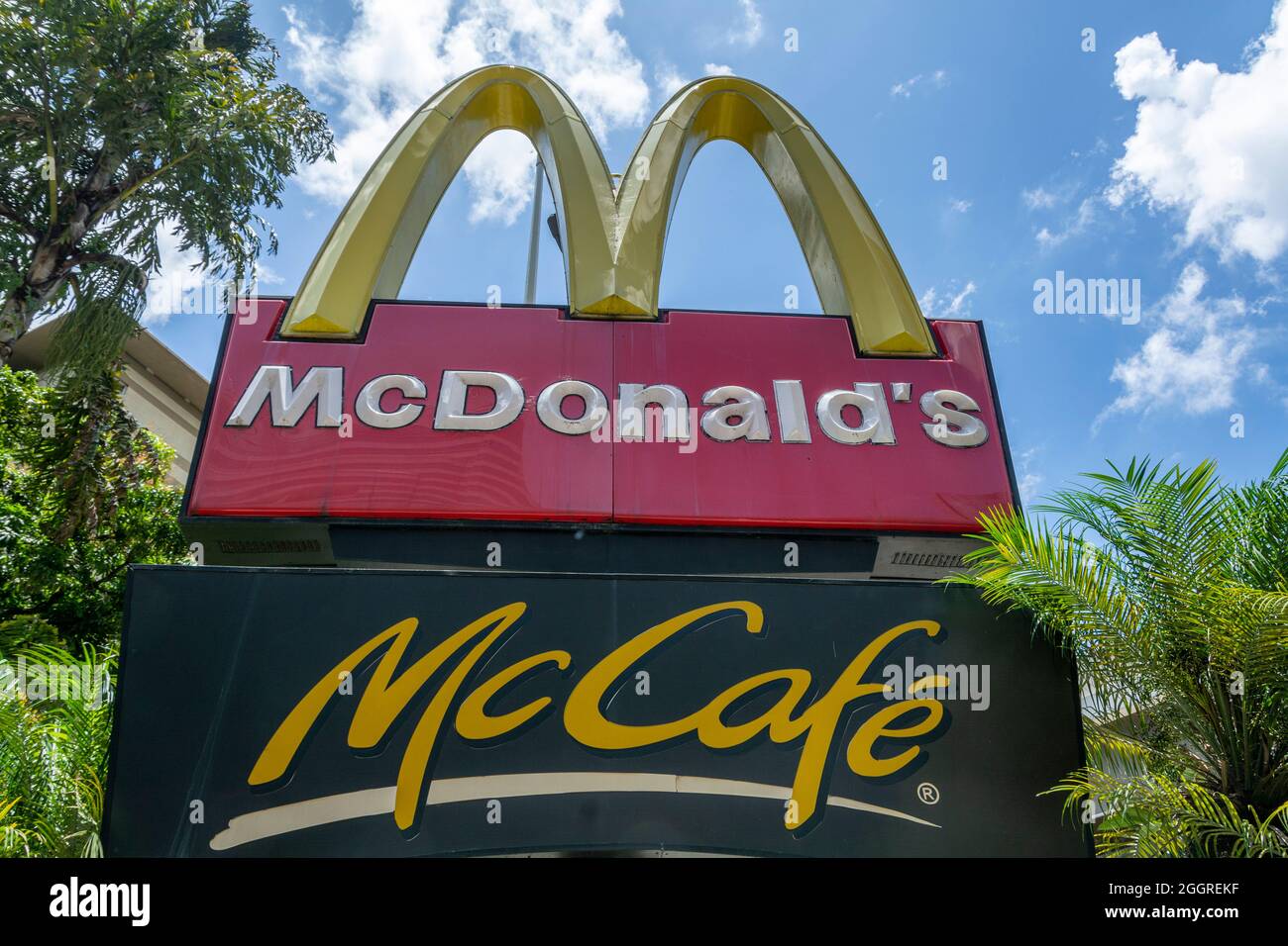 McDonald's fast food a Caracas, Venezuela Foto Stock