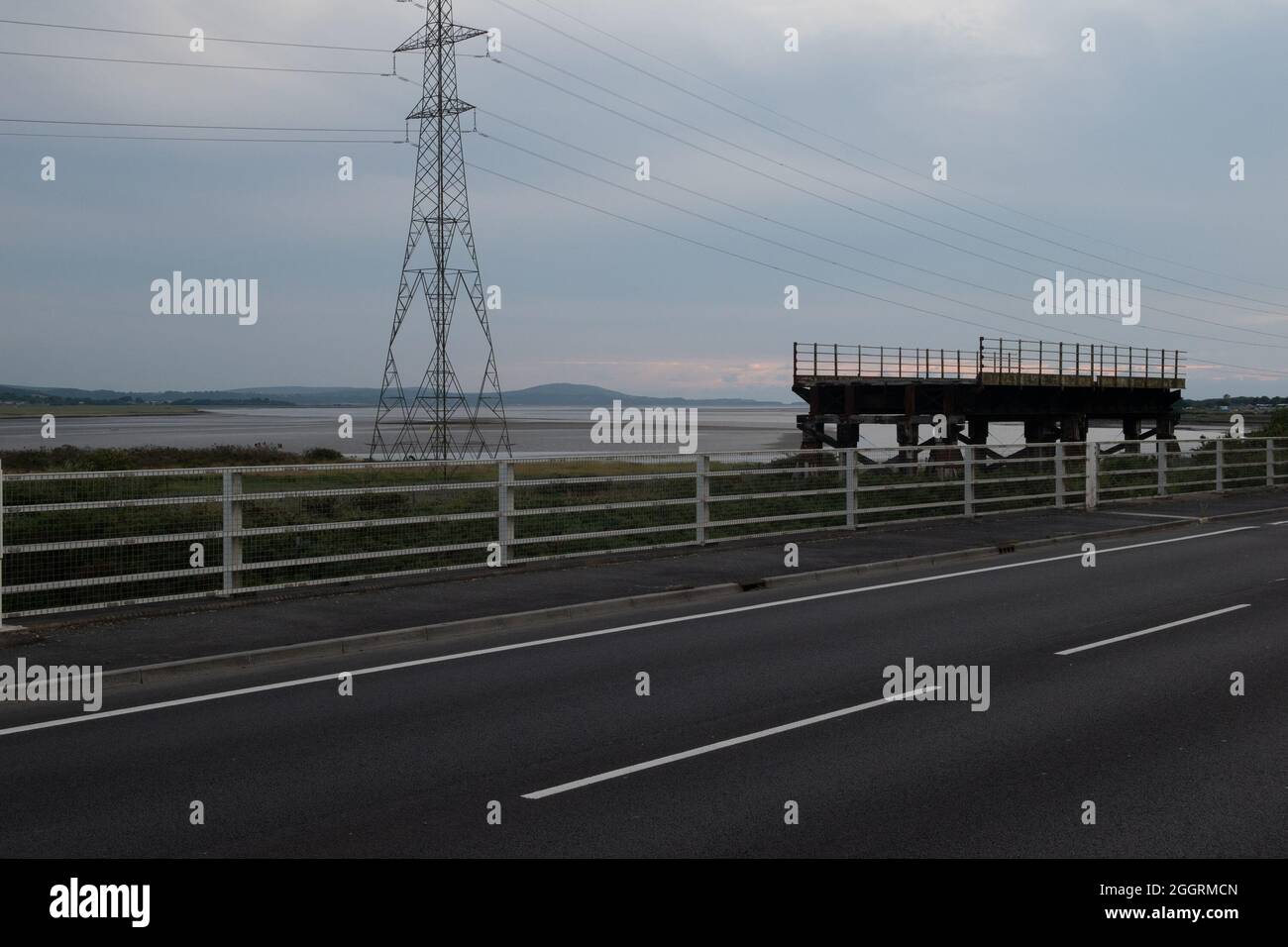 The Loughor Bridge, Galles, Regno Unito Foto Stock