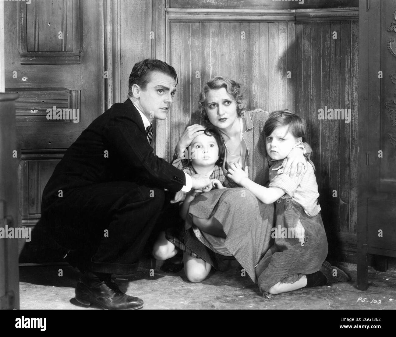 JAMES CAGNEY CORA SUE COLLINS e BARBARA ROGERS NELLA FOTO il direttore di SNATCHER 1933 LLOYD BACON Warner Bros. Foto Stock